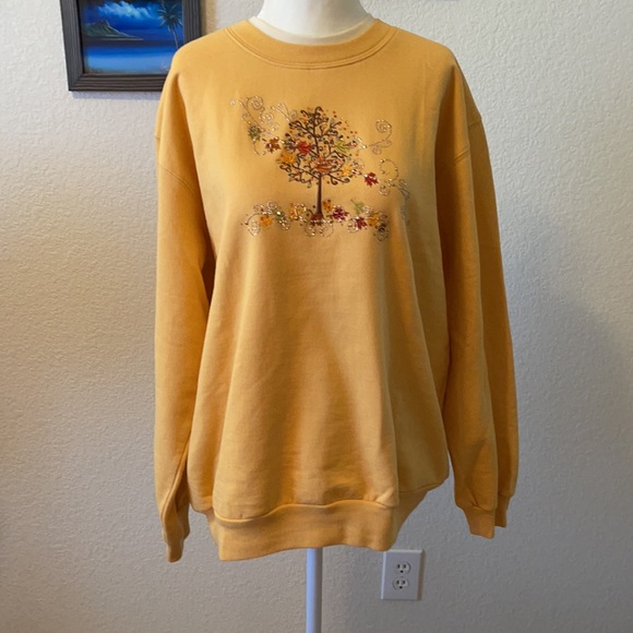 🍁🍂Shimmery Autumn Sweatshirt - Picture 2 of 6